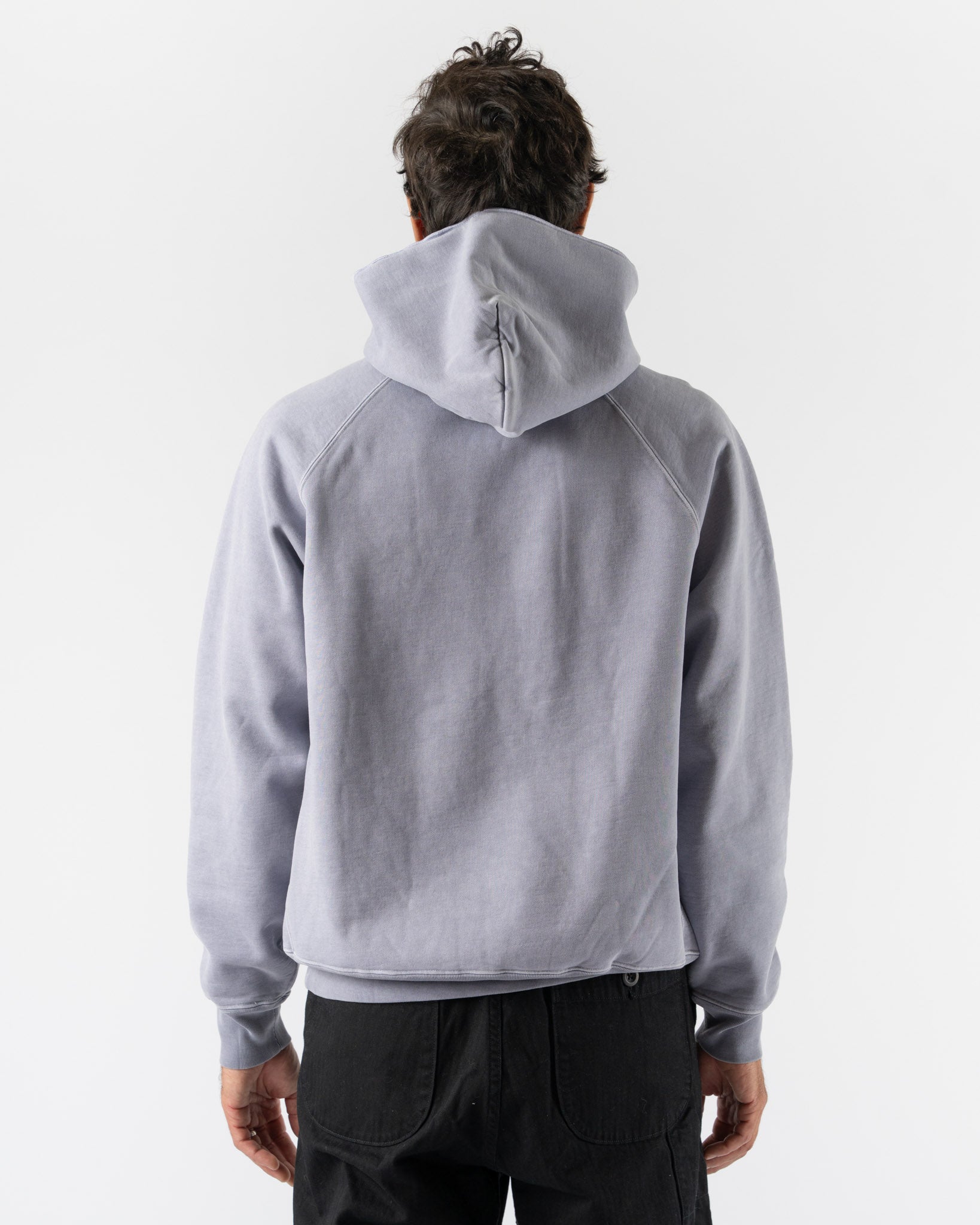 Lady White Co. Super Weighted Hoodie in Lilac Grey Curated at Jake