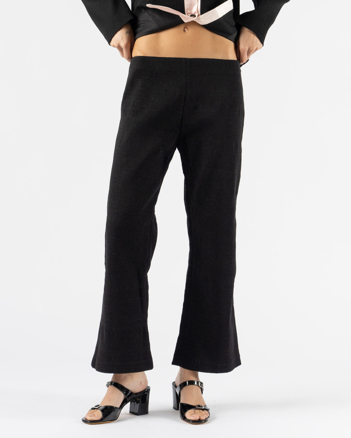 Super Yaya Flare Trouser in Black
