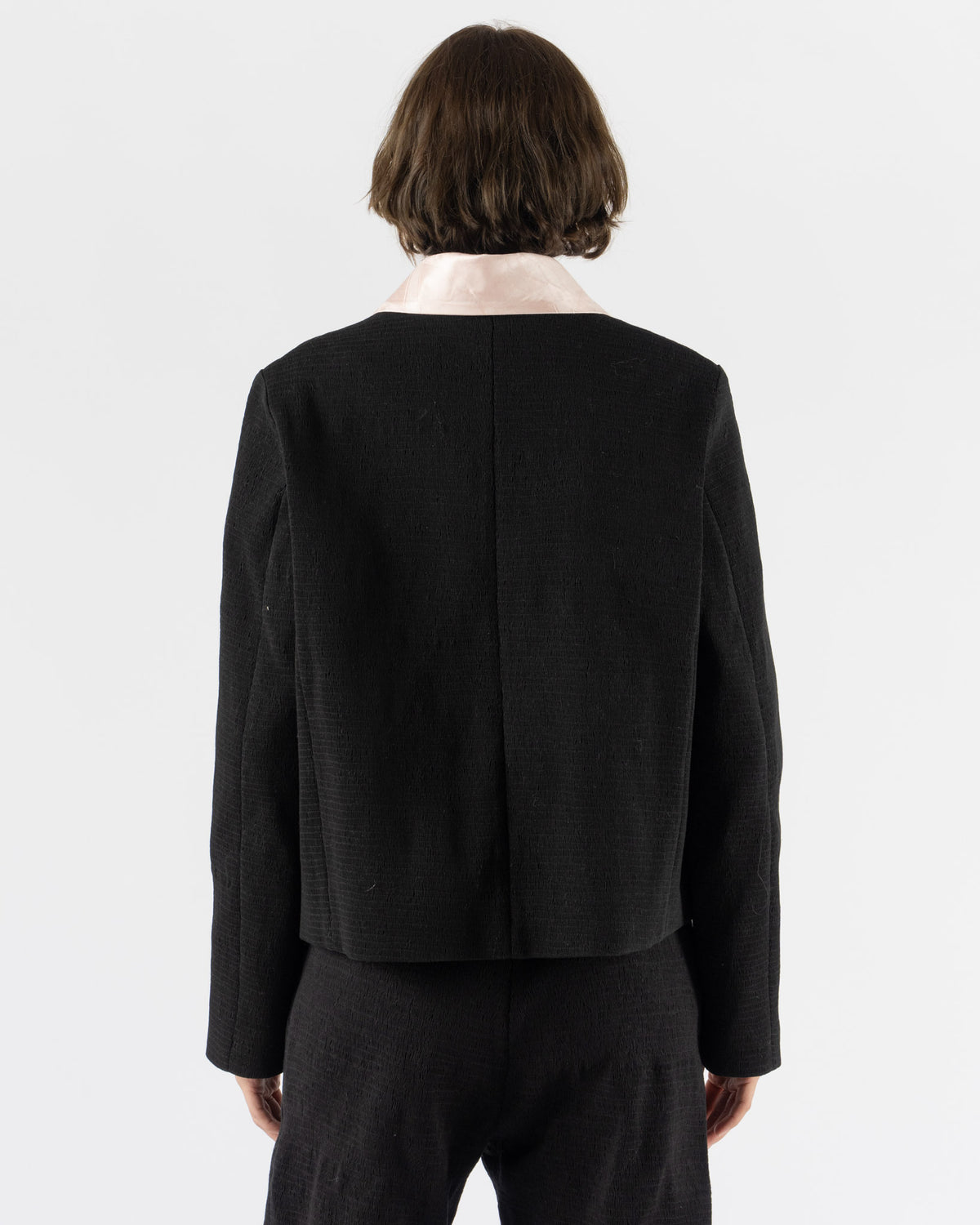 Super Yaya Makram Jacket in Black & Pink