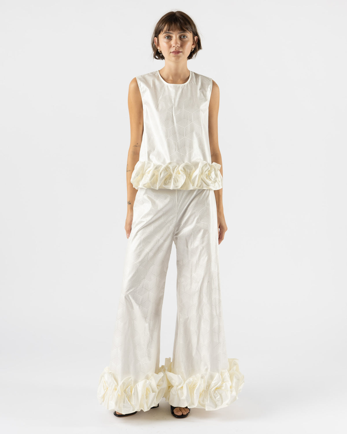 Super Yaya Raquel Top in Off-White