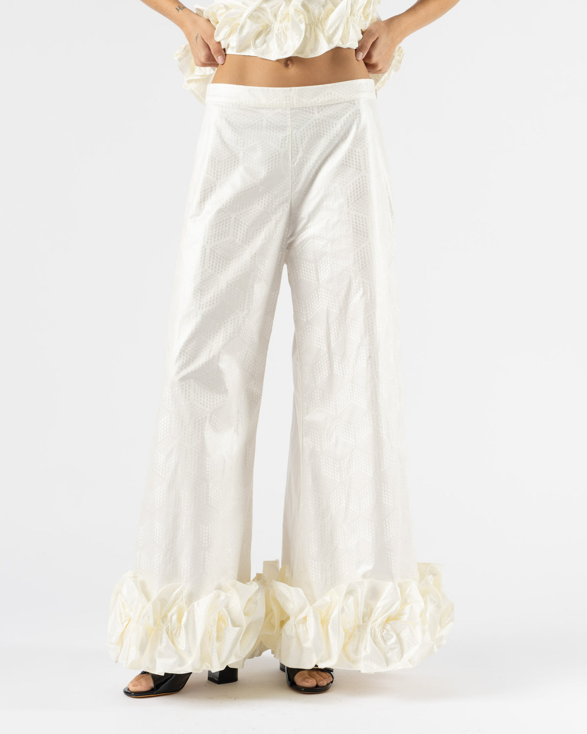 Super Yaya Raquel Trouser in Off-White
