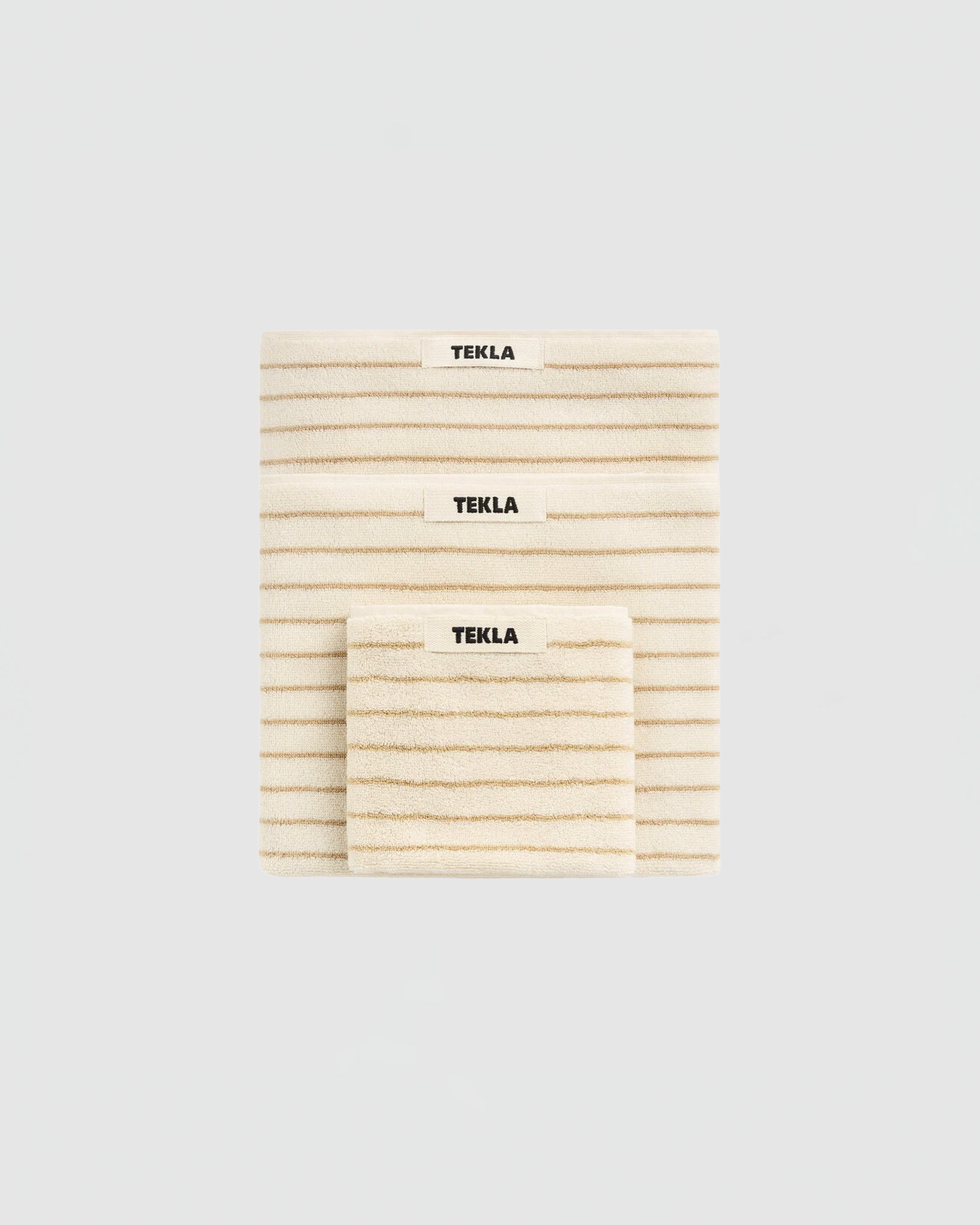Tekla Towels in Sienna Stripes
