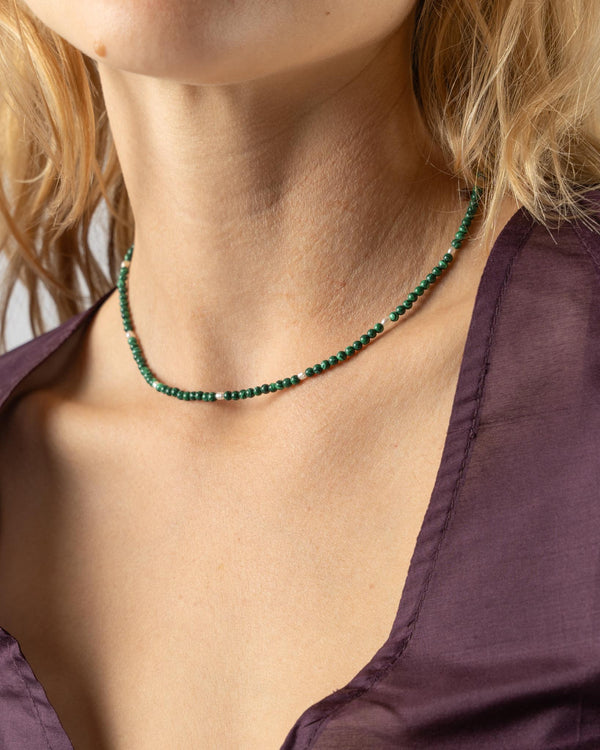 Takara Pearl and Malachite Strand