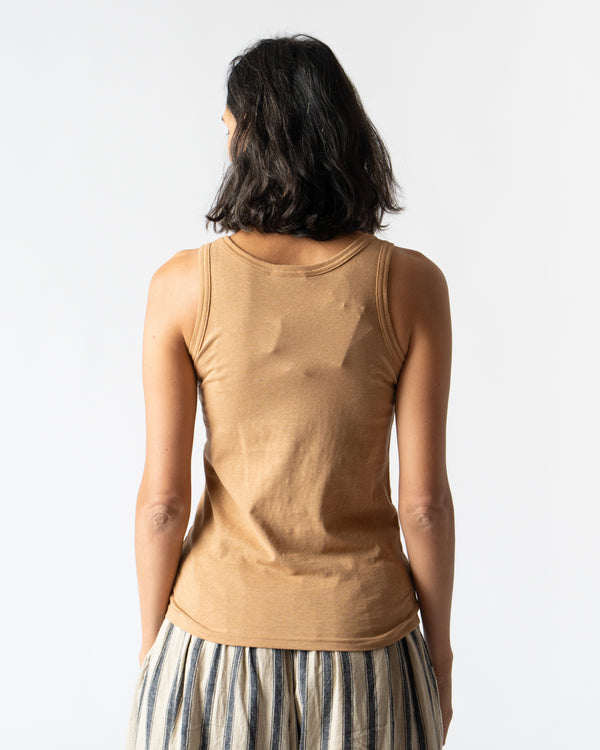 Ichi Antiquités Tank Top in Camel