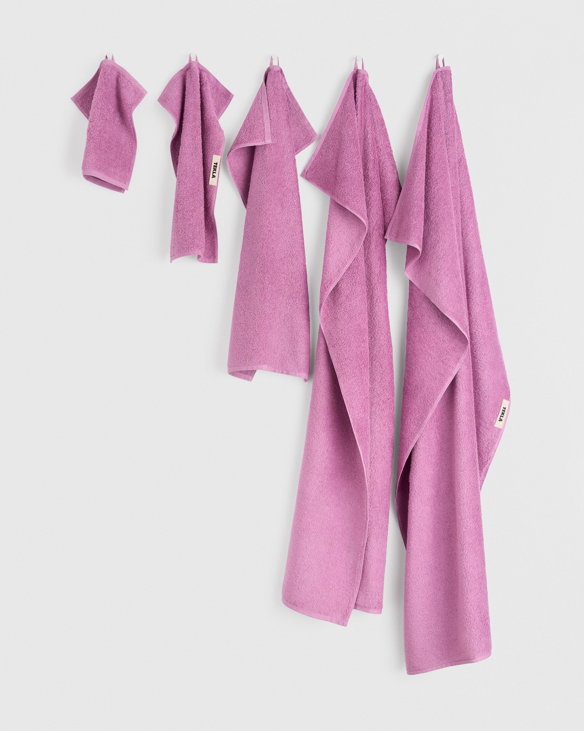 Tekla Towels in Magenta Curated at Jake and Jones