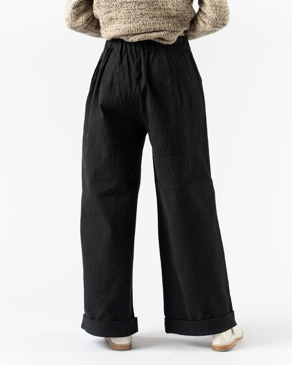 Lauren Manoogian Texture Trouser in Black
