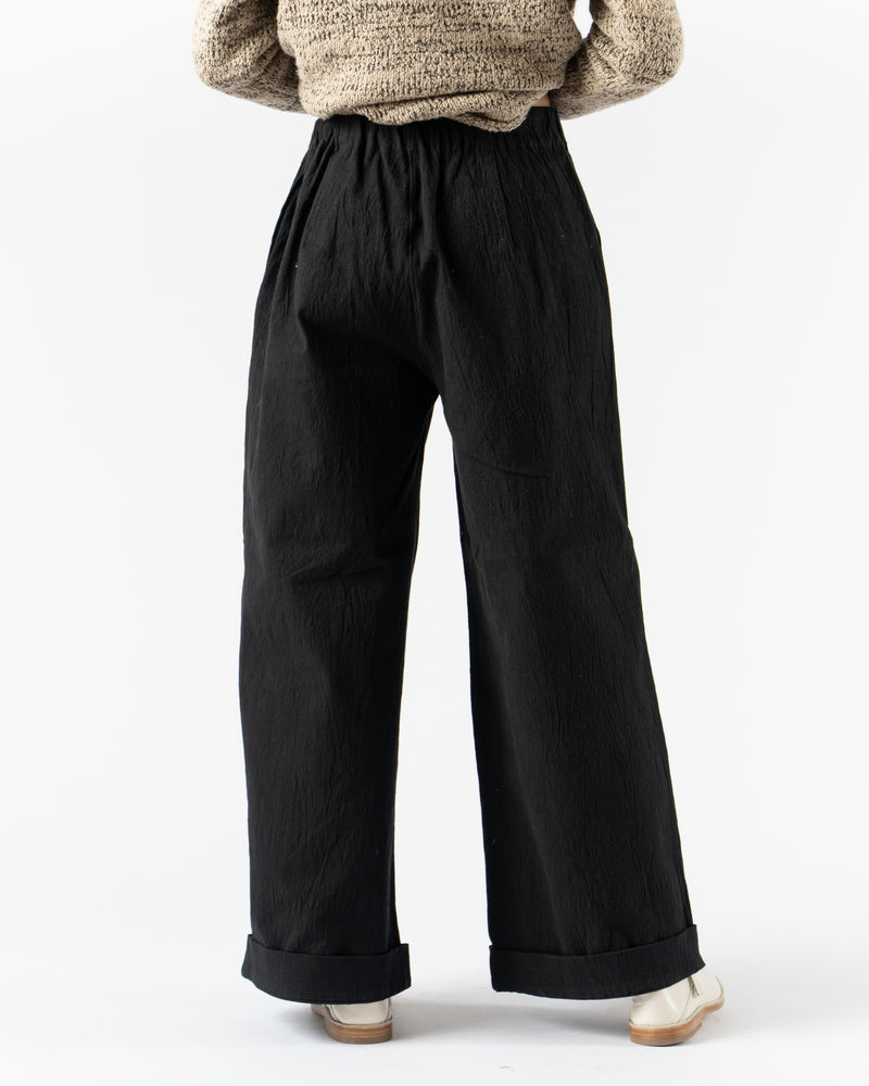 Lauren Manoogian Texture Trouser in Black