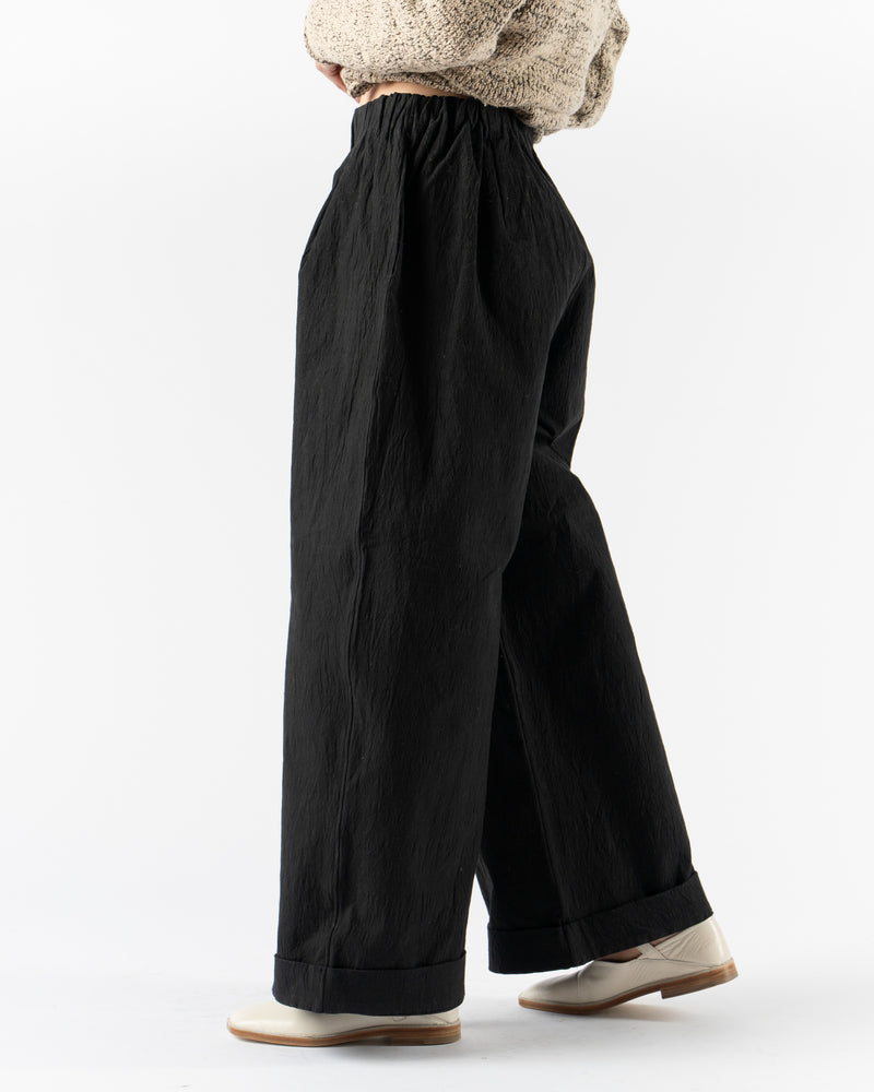 Lauren Manoogian Texture Trouser in Black