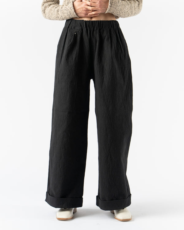 Lauren Manoogian Texture Trouser in Black