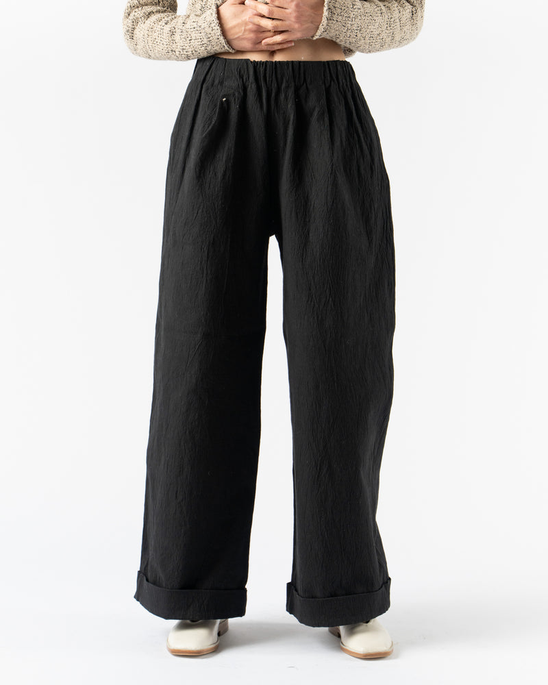 Lauren Manoogian Texture Trouser in Black