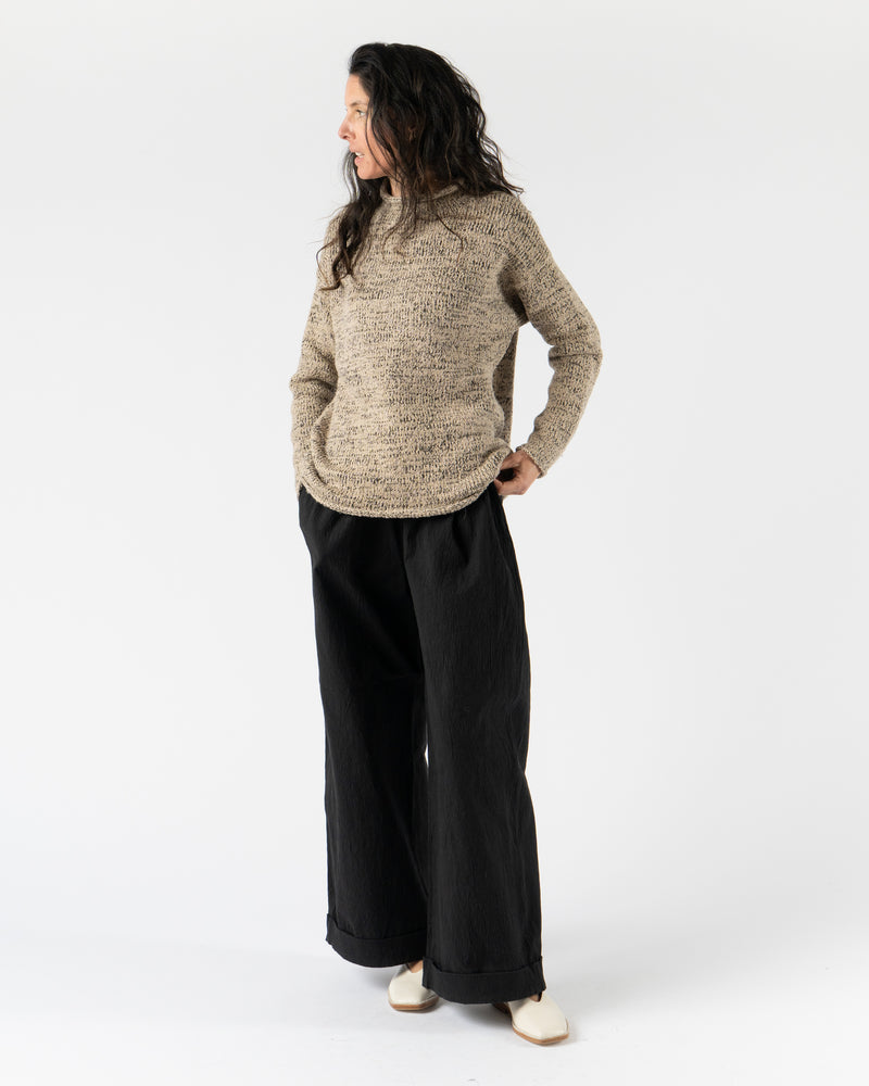 Lauren Manoogian Texture Trouser in Black