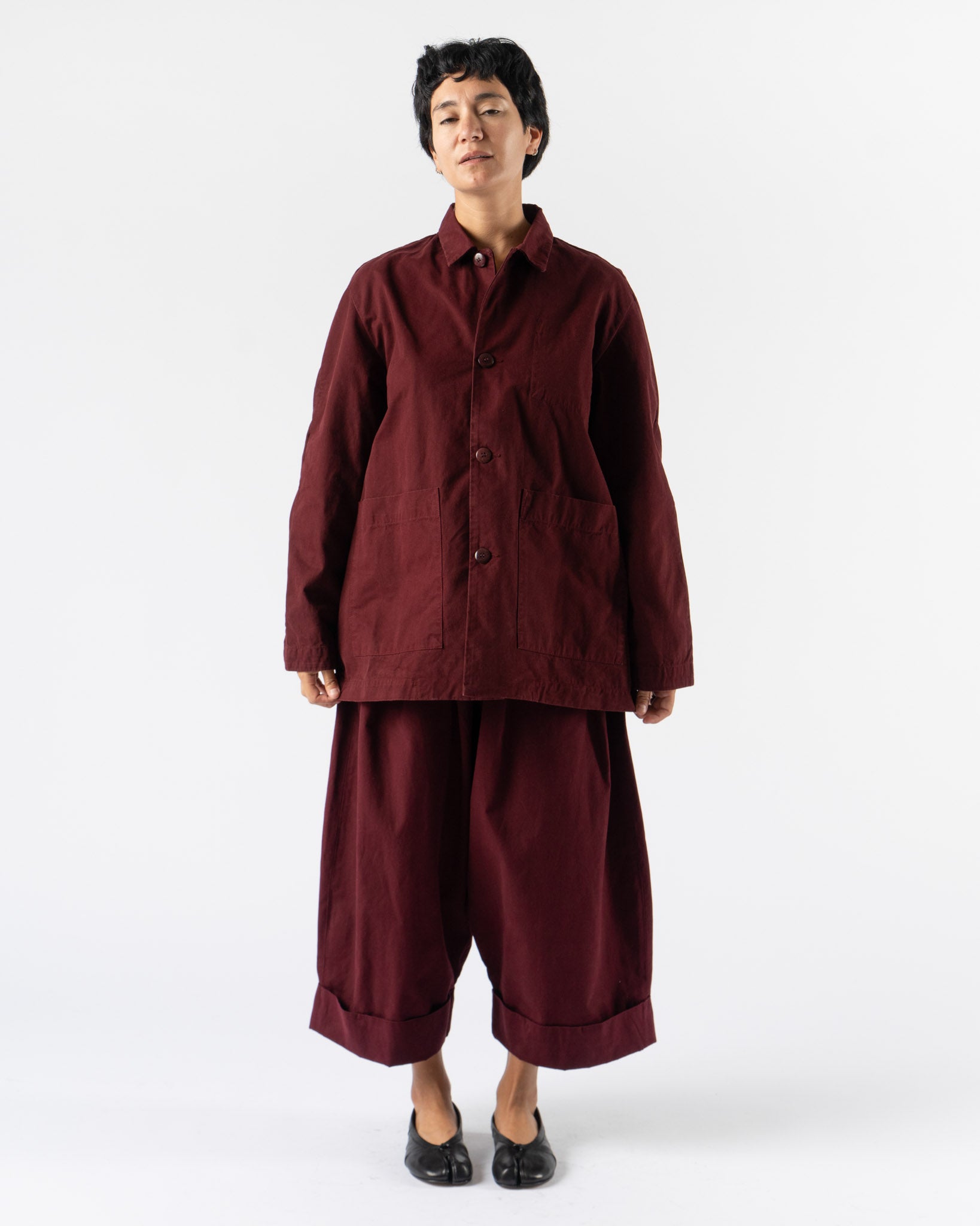 Toogood The Baker Trouser Fine Canvas Port