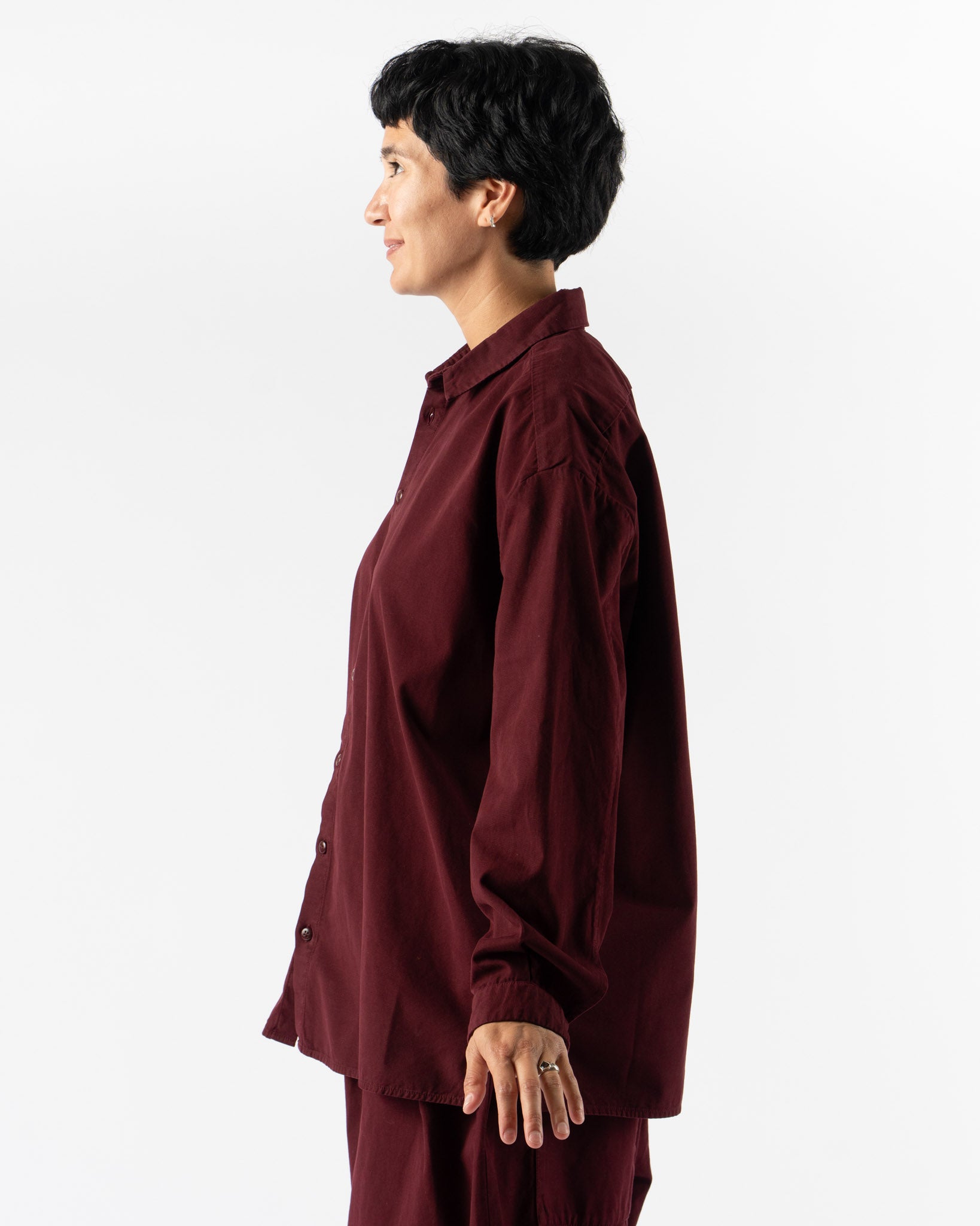 Toogood The Draughtman Shirt Fine Canvas Port