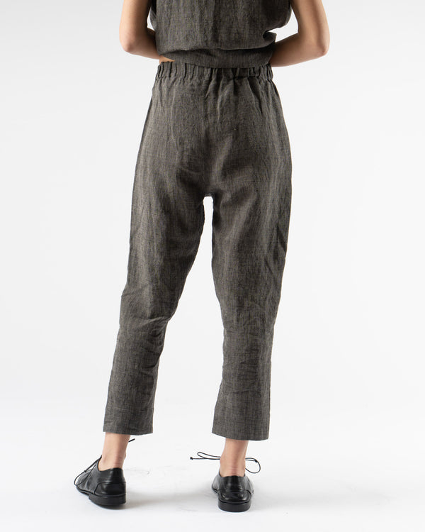 Toogood The Perfumer Trouser in Laundered Linen Pepper