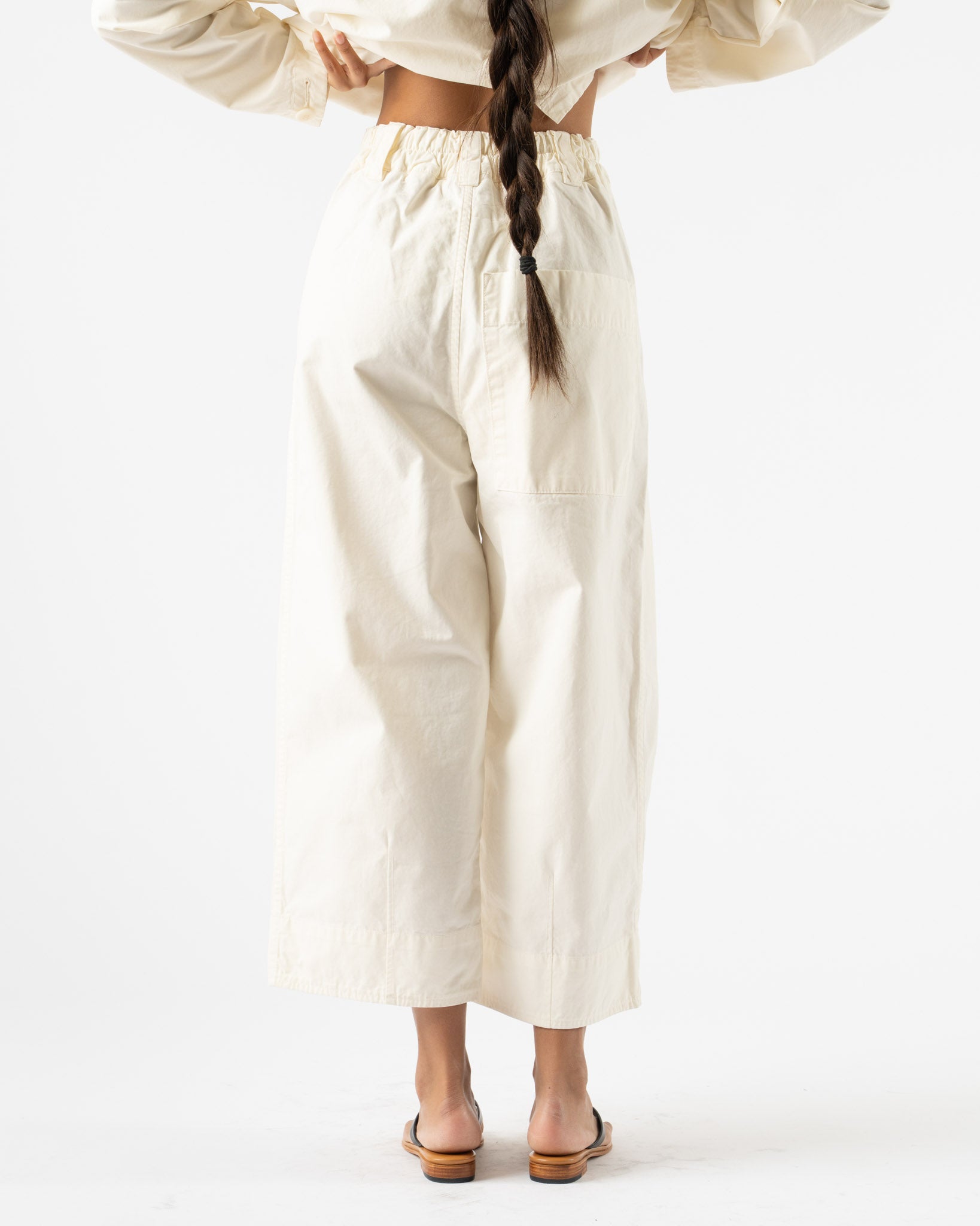 Toogood The Etcher Trouser in Work Twill Yoghurt