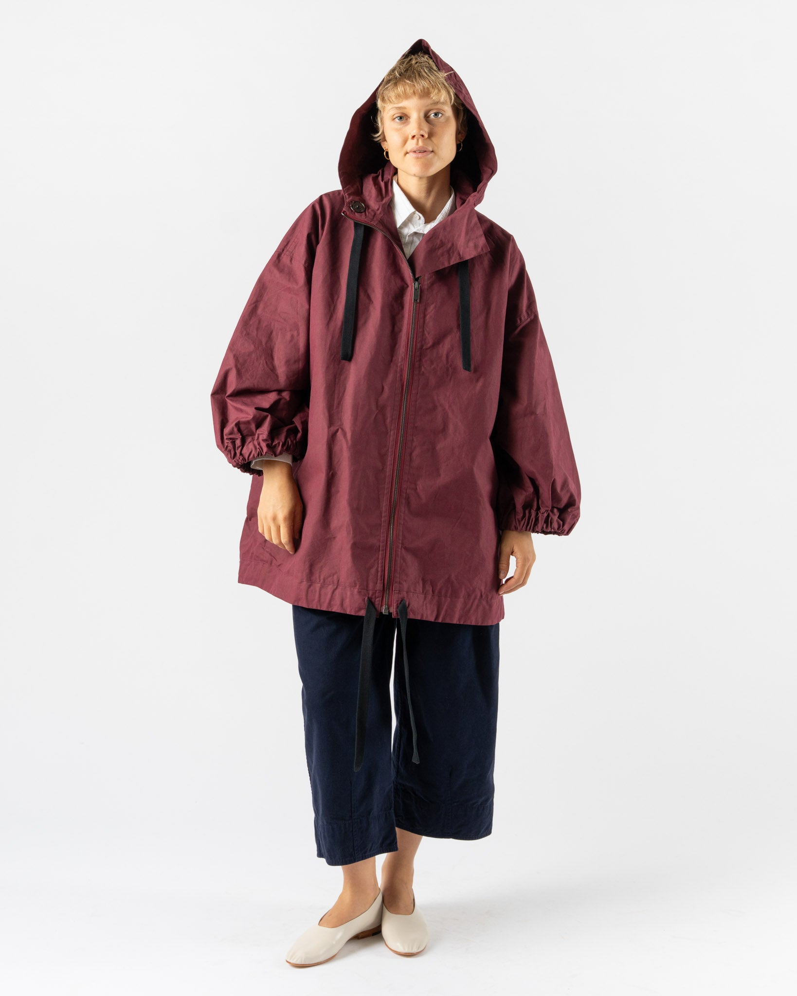 Toogood The Explorer Coat Wax Cotton Port