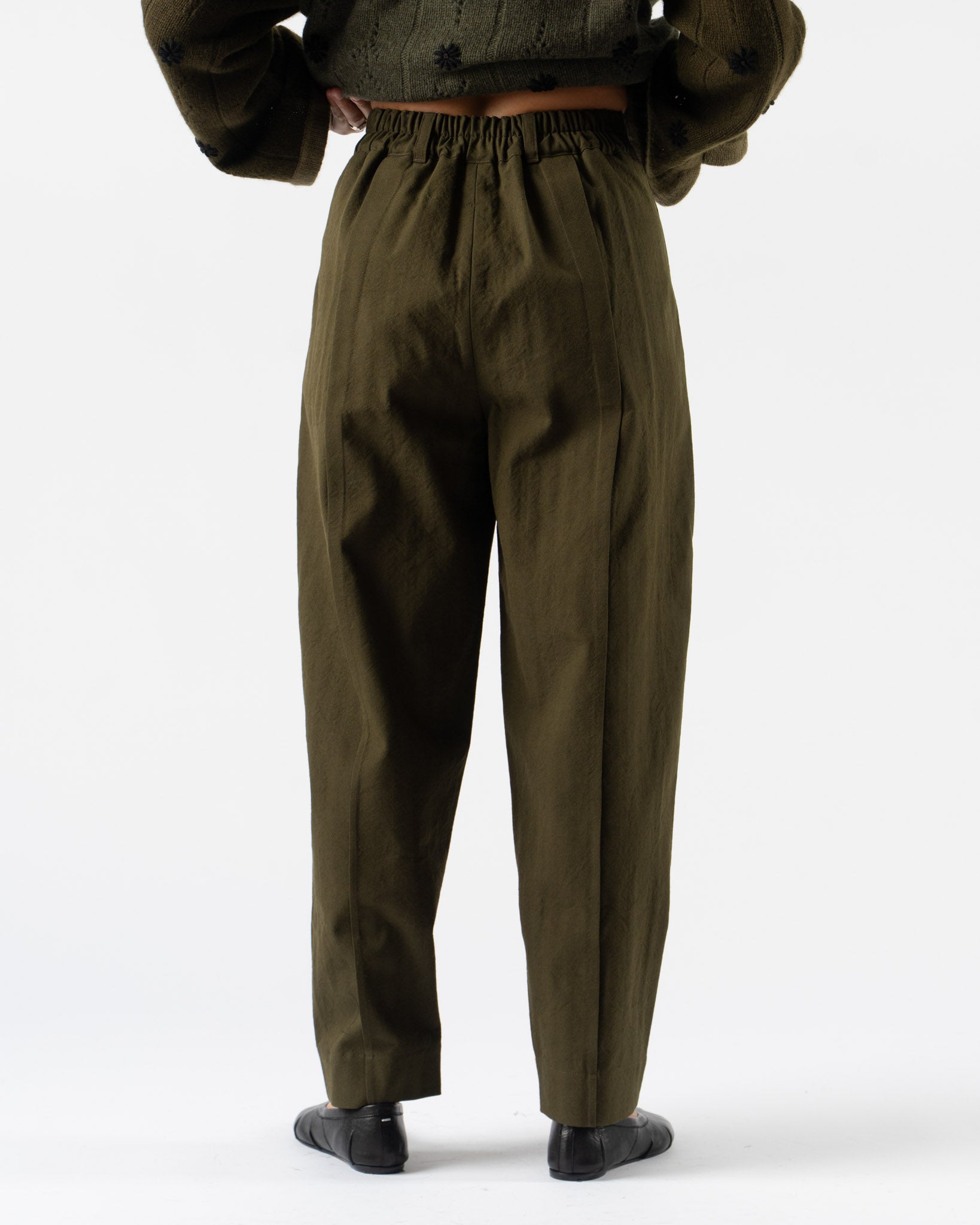 Toogood The Librarian Trouser Herringbone Suiting Heath