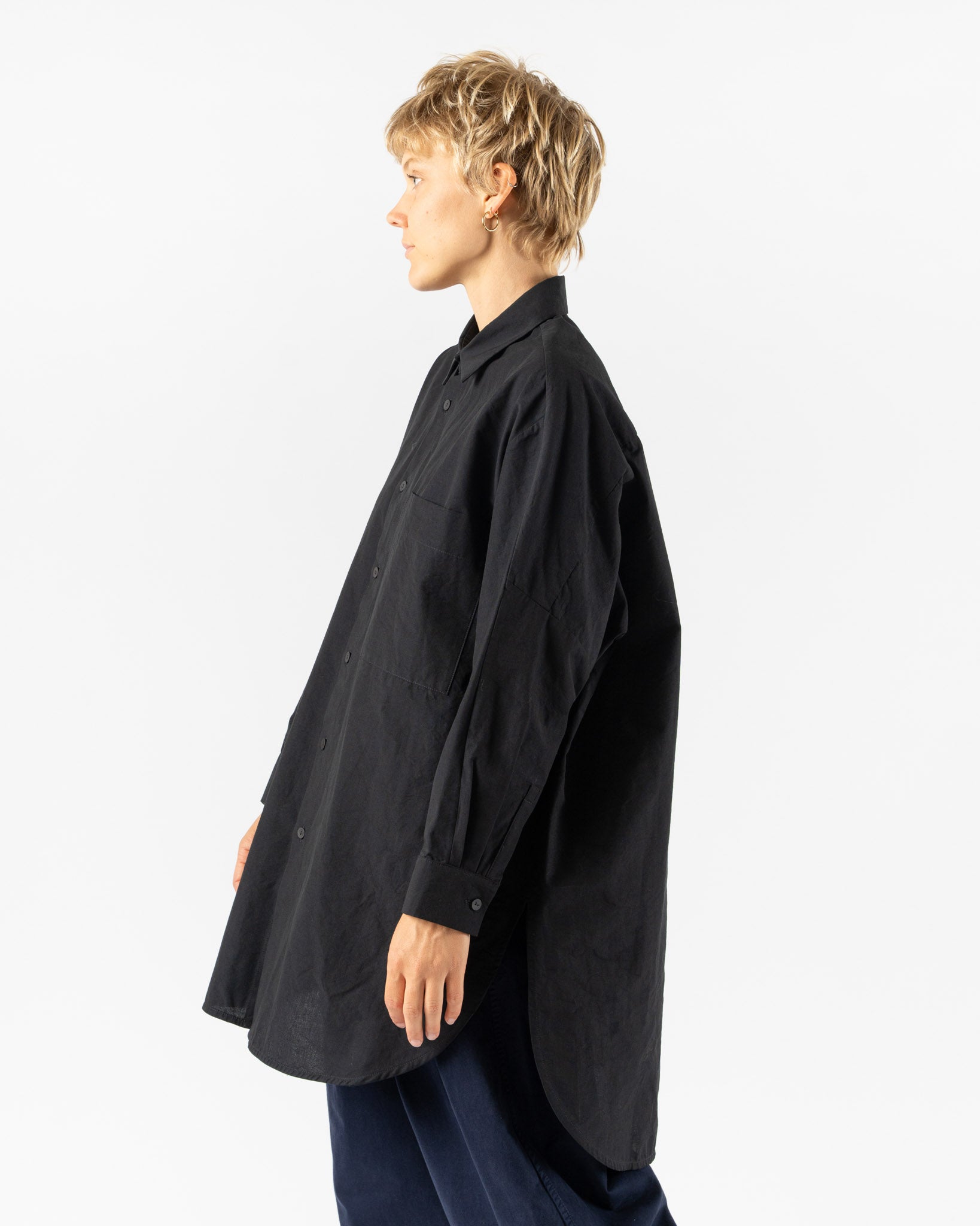 Toogood The Painter Shirt Structured Cotton Ink