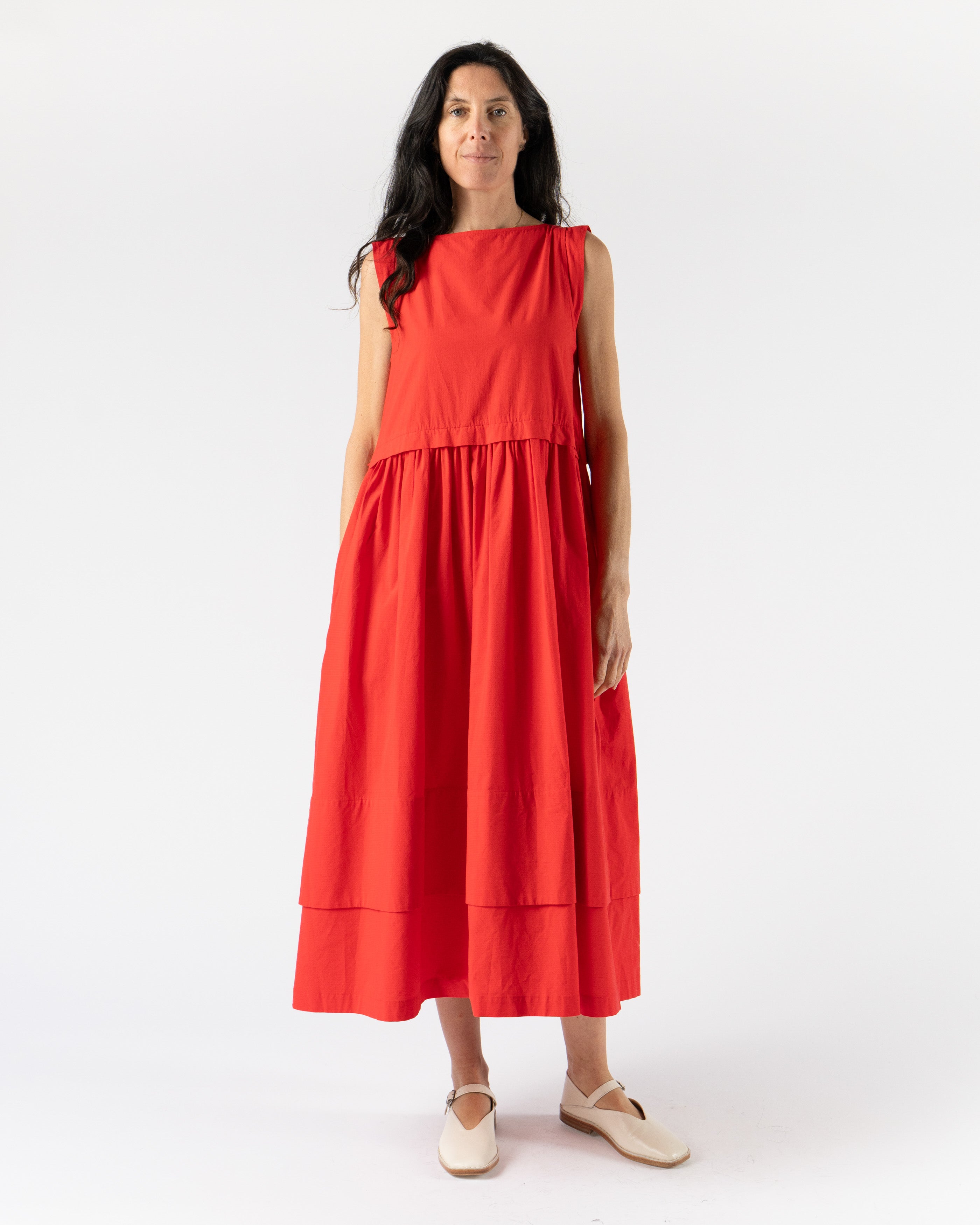 Toogood The Potter Dress in Fine Ripstop Jam