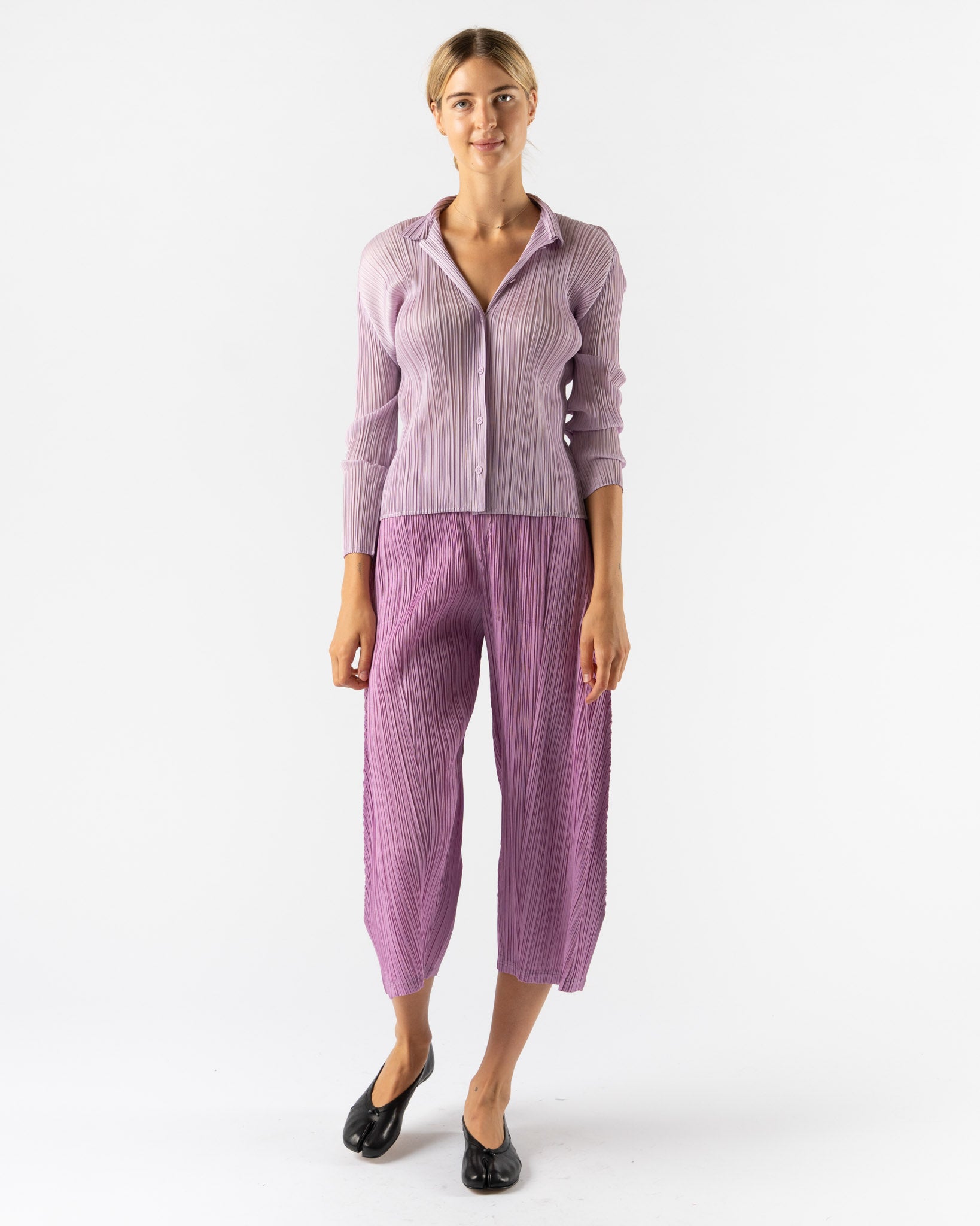 Pleats Please Issey Miyake Thicker Bottoms 2 in Orchid Pink