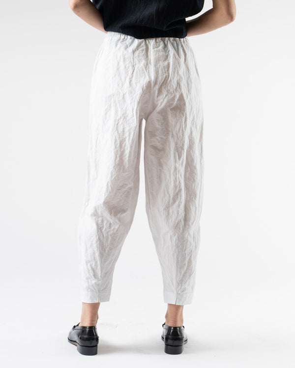 Toogood The Acrobat Trouser in Crumpled Cotton Chalk