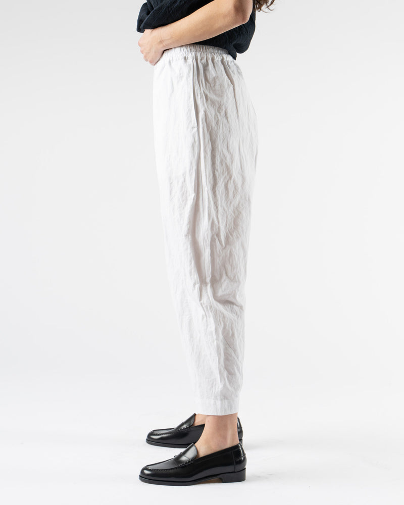 Toogood The Acrobat Trouser in Crumpled Cotton Chalk