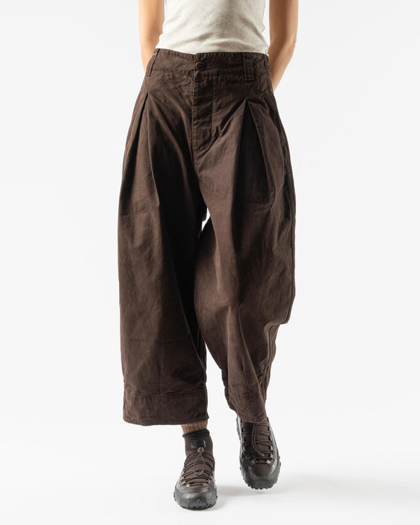 Toogood The Etcher Trouser in Work Twill Umber