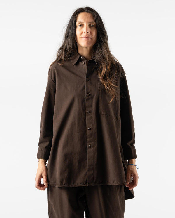 Toogood The Painter Shirt in Fine Canvas Umber