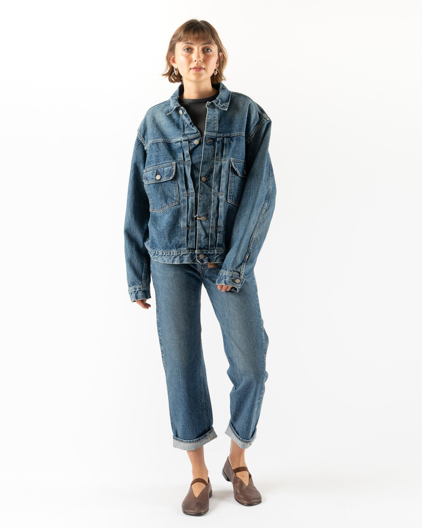orSlow Type2 1950's Denim Jacket in One Wash Curated at Jake and Jones