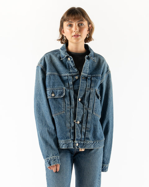 orSlow Type2 1950's Denim Jacket in One Wash Curated at Jake and Jones