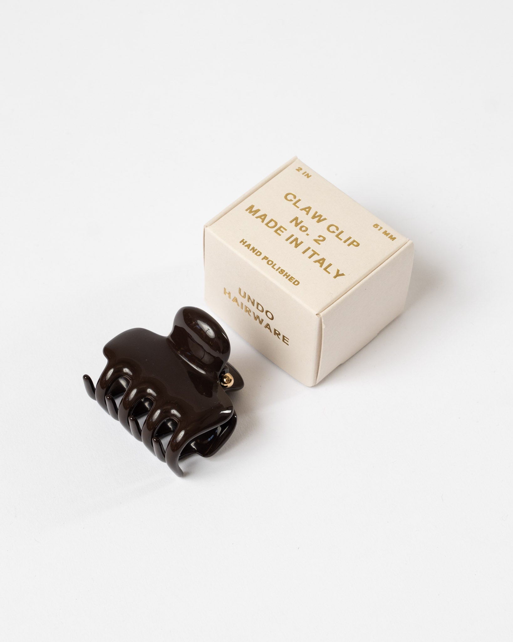 UNDO Hairware No. 2 Claw Clip in Espresso