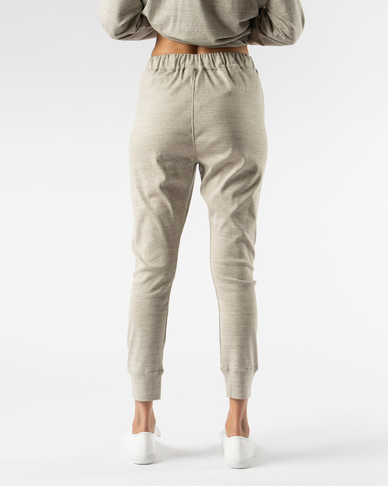 Ichi Antiquités Undyed Rib Pants in Grey