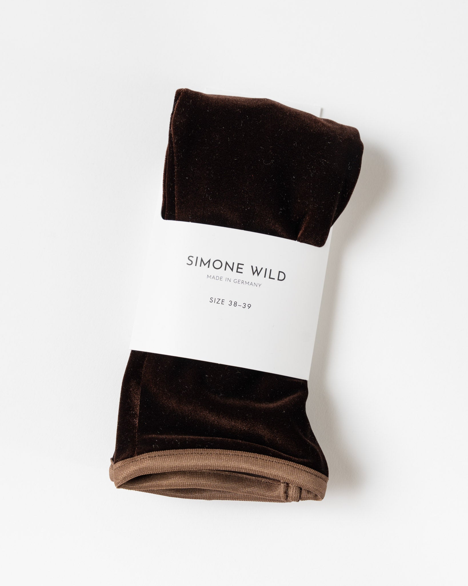 Simone Wild Velvet Ankle Socks in Nut