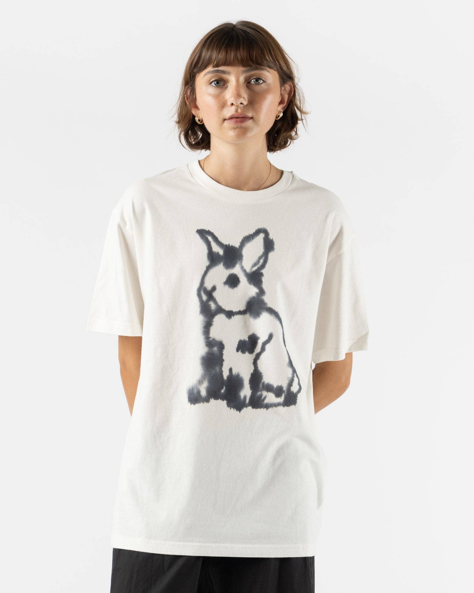 Wild Animals Rabbit Wolf T-Shirt
