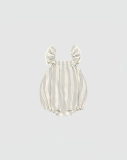 Quincy Mae Bonnie Romper in Sky Stripe