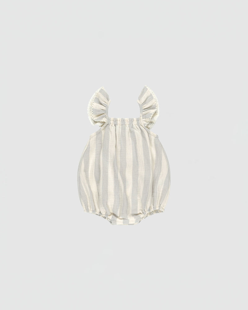 Quincy Mae Bonnie Romper in Sky Stripe