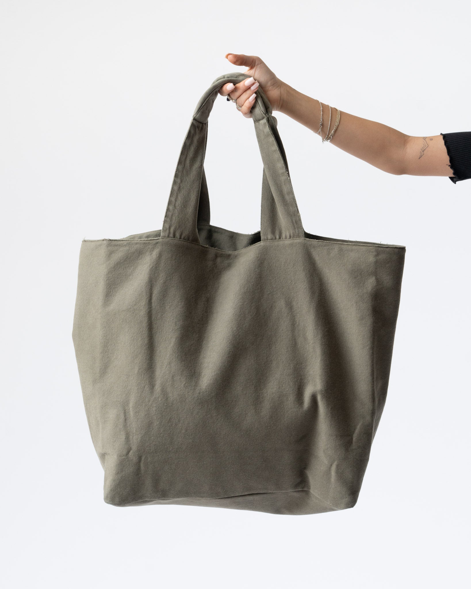 Lauren Manoogian Washed Tote in Fatigue