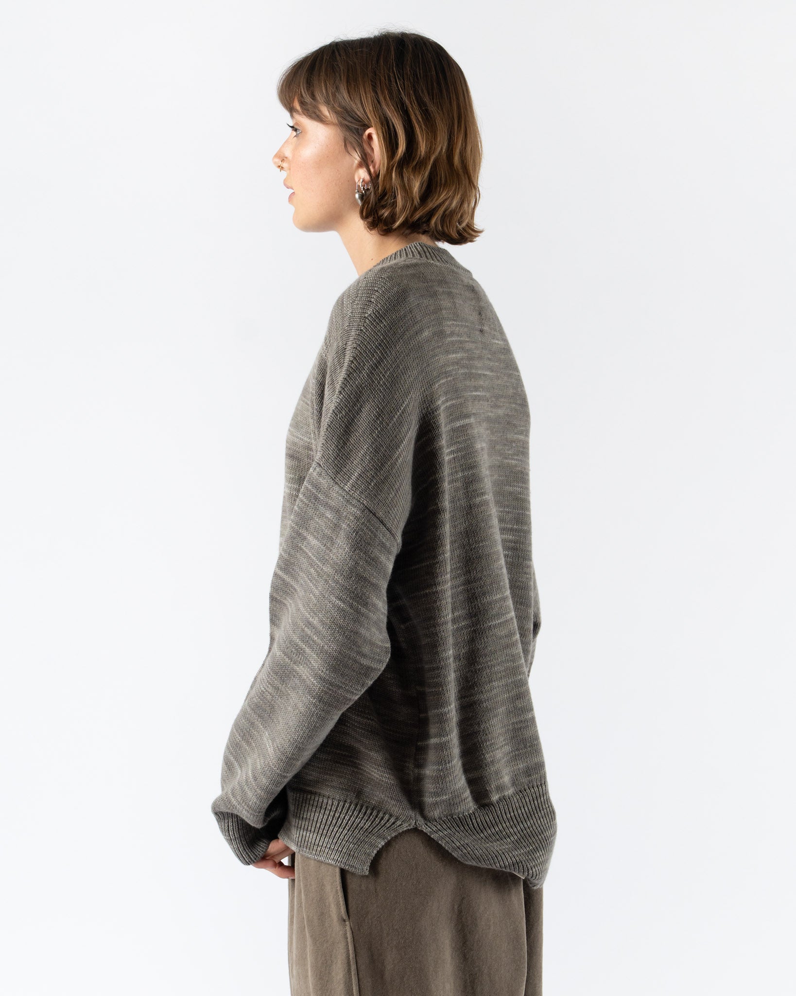 Lauren Manoogian Watercolor Crewneck in Rock