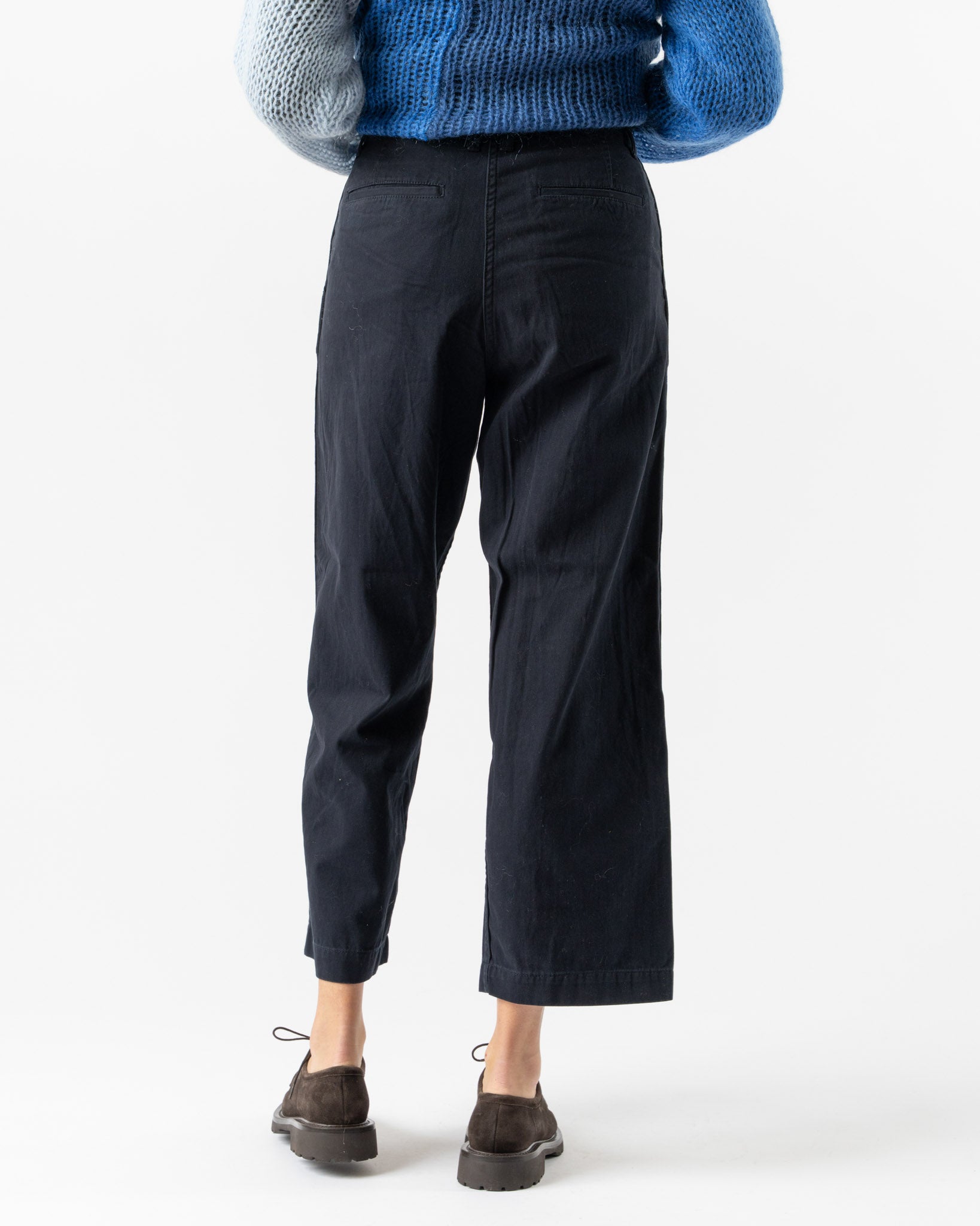 Beams Boy Wide Chino Pants in Navy