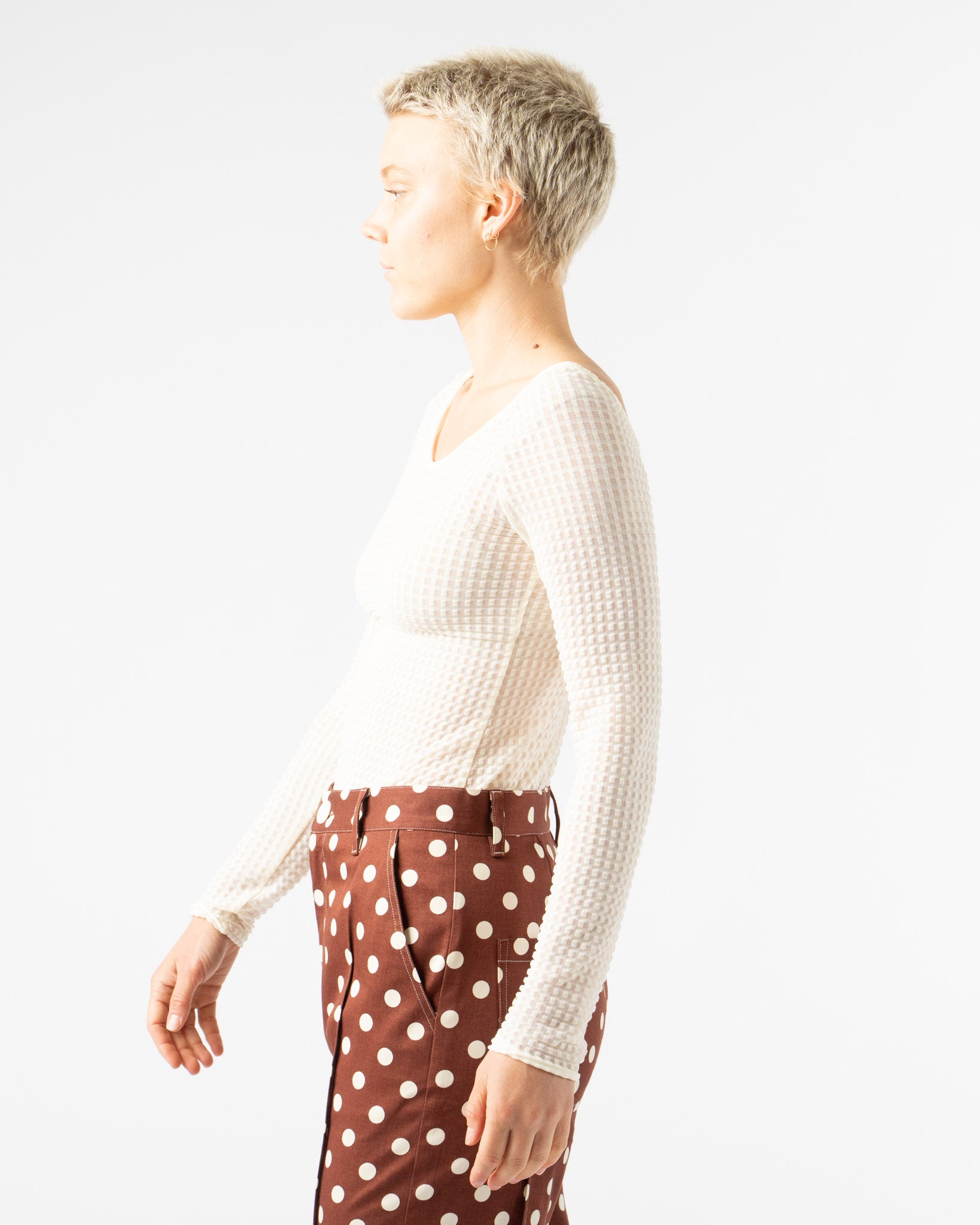 Simone Wild Boot Neck in Eggshell