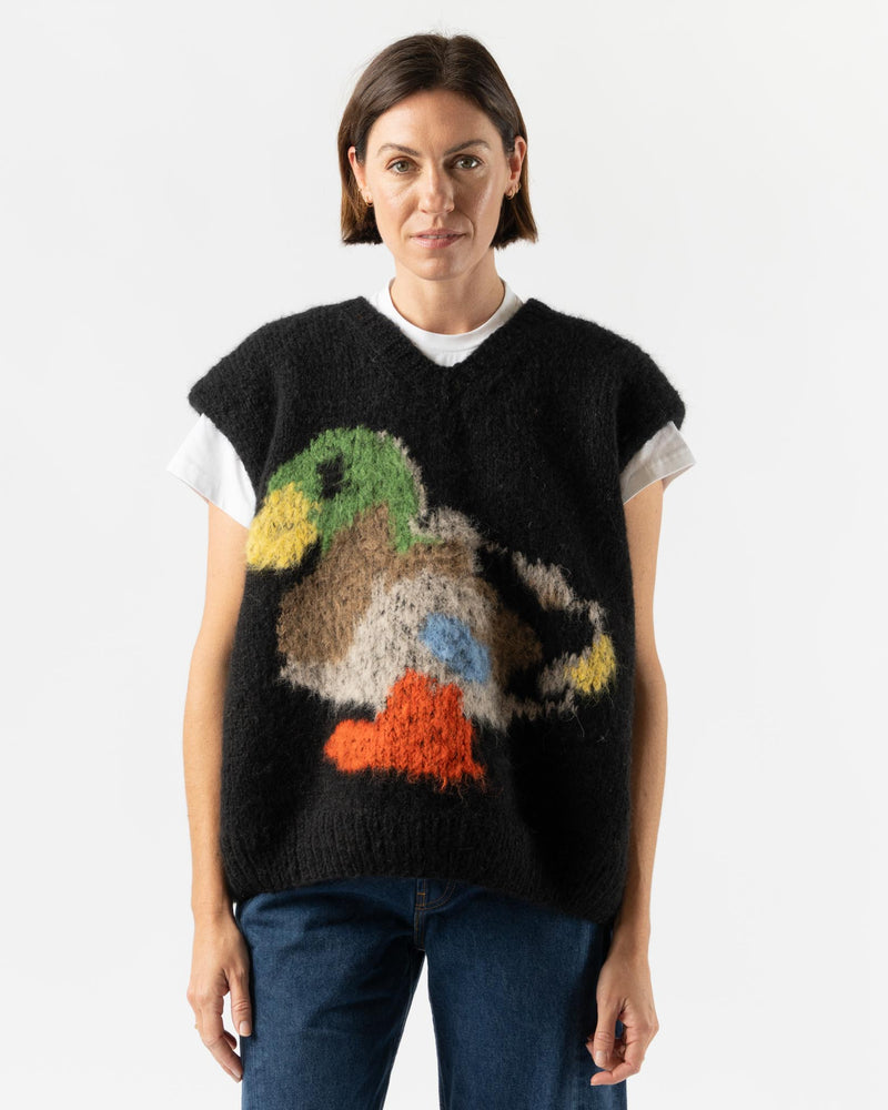 Wild Animals Duck Pigeon Black Vest