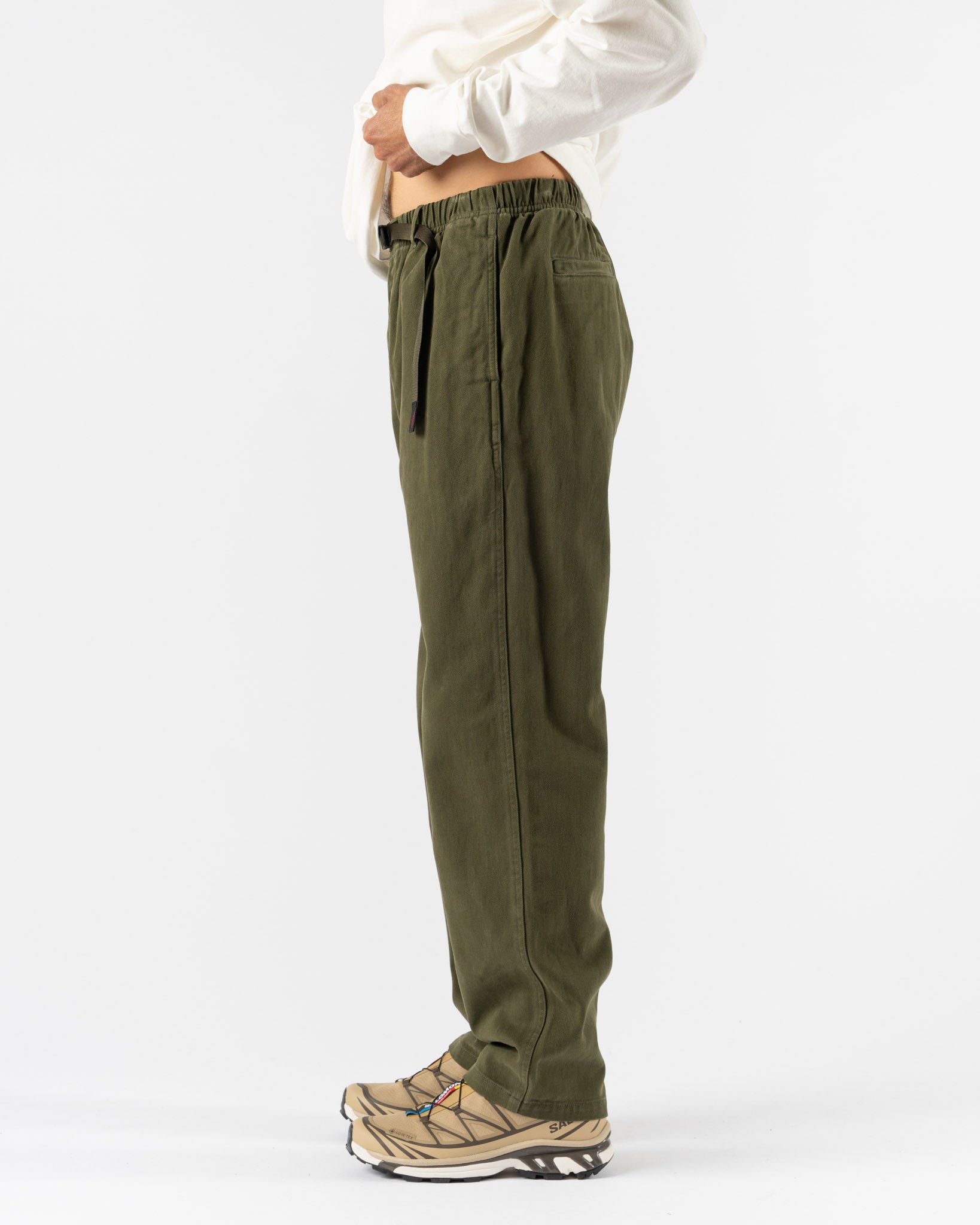 Gramicci Winter Twill Gramicci Pant in Deep Olive Curated at Jake