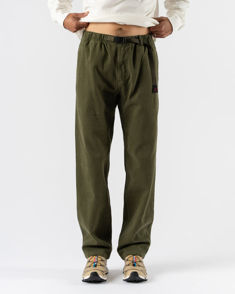 Gramicci Winter Twill Gramicci Pant in Deep Olive Curated at Jake