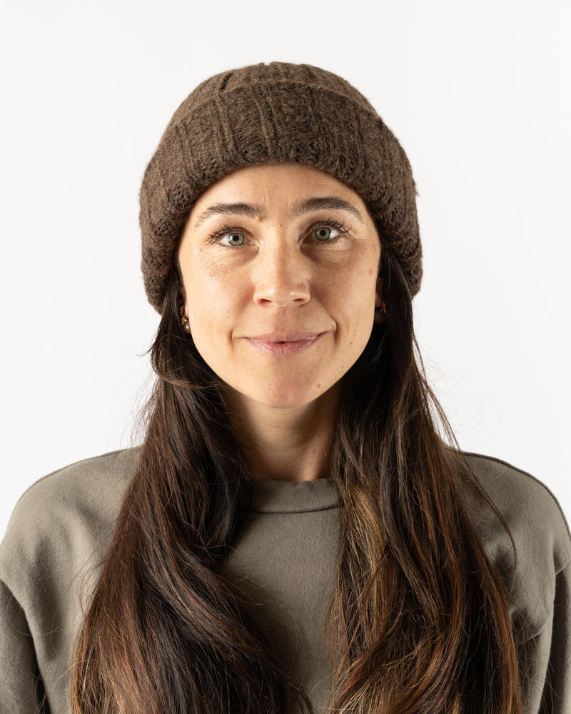 Wol Hide Rib Hat in Cocoa