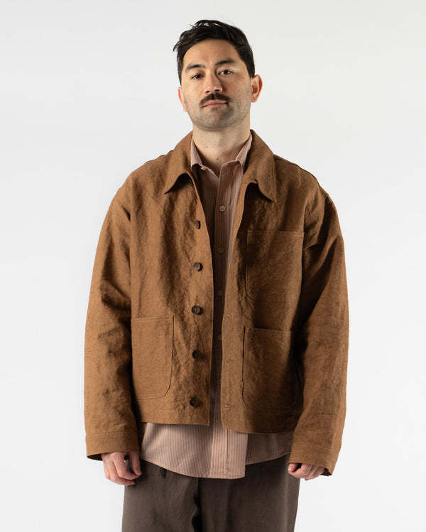 Colbo Work Jacket in Persimmon Tannin