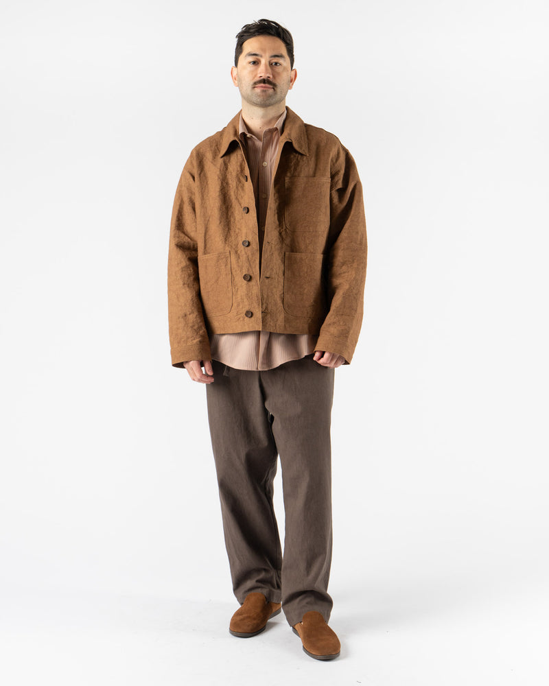 Colbo Work Jacket in Persimmon Tannin