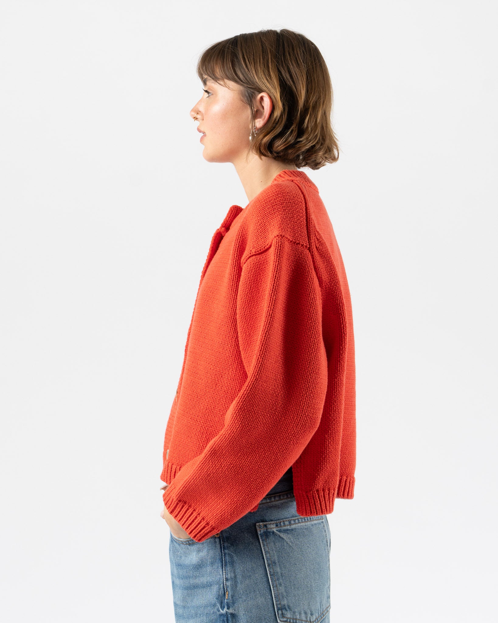 Nikki Chasin Shiloh Cardigan in Coral