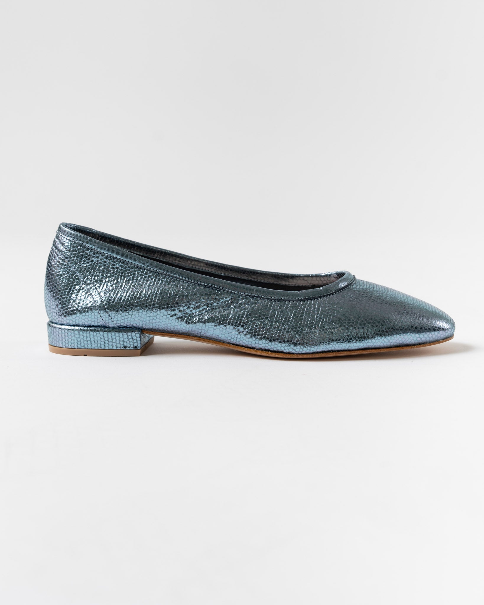 Maryam Nassir Zadeh Serafina Flat in Turquoise Curated at Jake and