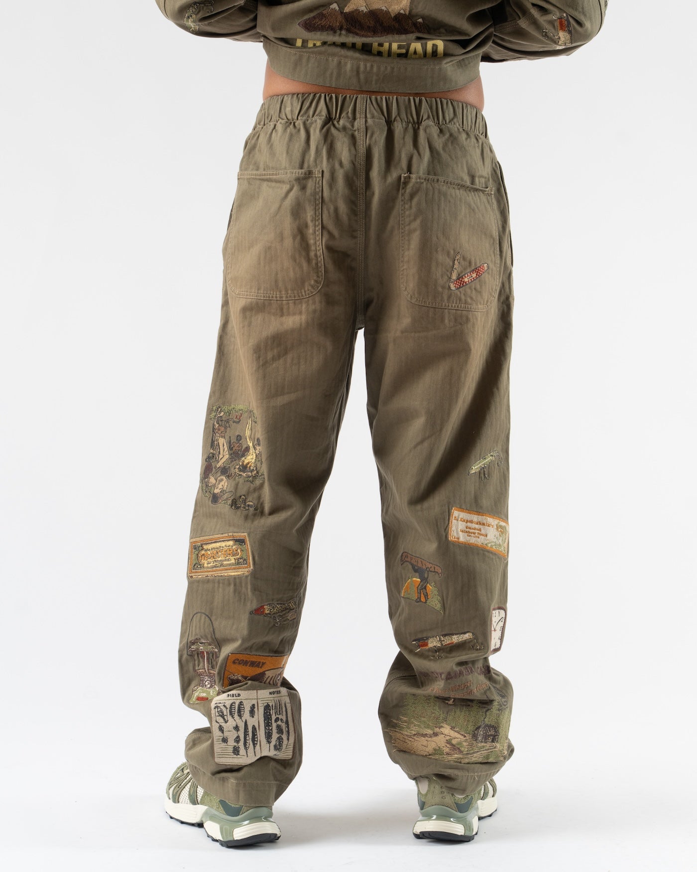 Samuel Zelig Trail Pant in Army Green