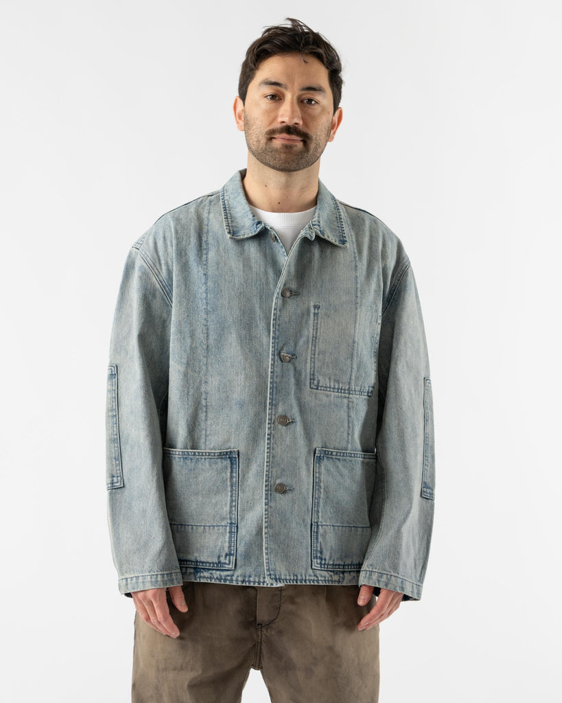 Applied Art Forms BM1-5 Denim Chore Jacket Curated at Jake